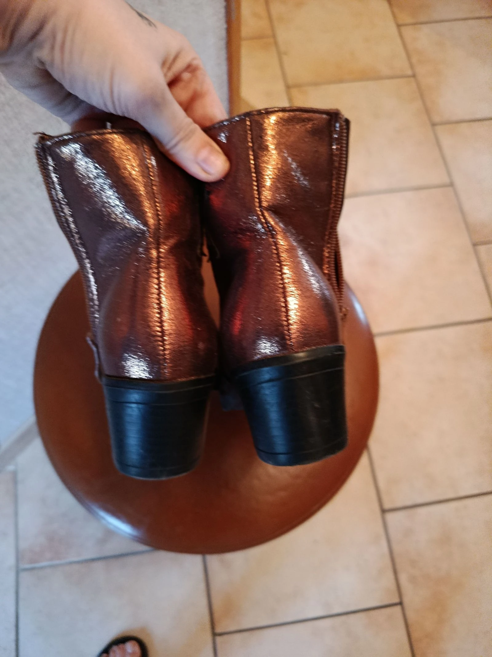 Bottines à petits talons  – photo 4